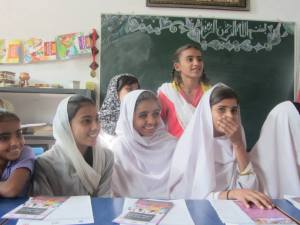a group of girls at Jamshoro who are striving to change status quo